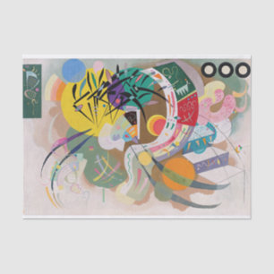 Papier Mousseline Courbe Dominante par Wassily Kandinsky