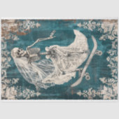 Papier Mousseline Coureur de mariée Mariage Gothique Skeleton Decoup (Recto)