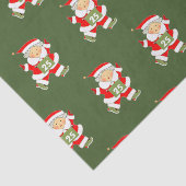 Papier Mousseline Coureur Noël vacances (Détail)