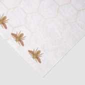 Papier Mousseline Couronne de Reine Abeille Or Rose Découpe de Préno (Détail)