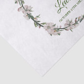 Papier Mousseline Couronne florale (Détail)