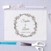 Papier Mousseline Couronne florale (Artisanat)