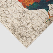 Papier Mousseline Courrier du Rooster (Détail)