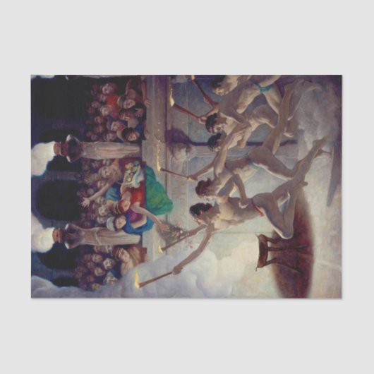 Papier Mousseline Course à la flamme, Jeux olympiques grecs par N. C (Recto)