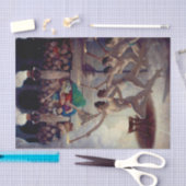 Papier Mousseline Course à la flamme, Jeux olympiques grecs par N. C (Artisanat)