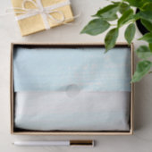 Papier Mousseline Courses bleues d'aquarelle (Cadeau)