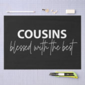 Papier Mousseline Cousins - Heureux Avec Le Meilleur (Artisanat)