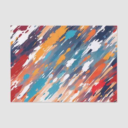 Papier Mousseline Couteau de palette texture (Recto)