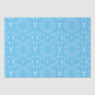 Papier Mousseline Couture Bleue Bébé