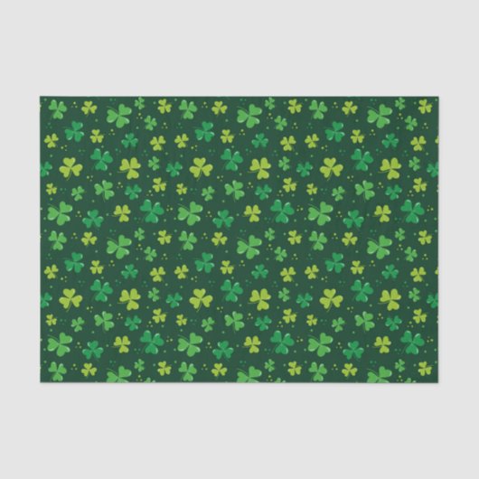 Papier Mousseline Couverture verte St. Patrick's Day (Recto)