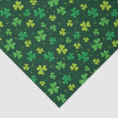 Papier Mousseline Couverture verte St. Patrick's Day (Détail)
