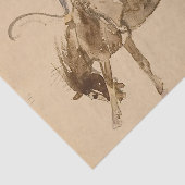 Papier Mousseline Cowboy on a Bucking Horse by Edward Borein (Détail)