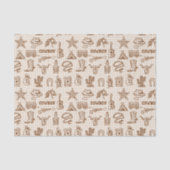 Papier Mousseline Cowboy Western Decoupage (Recto)