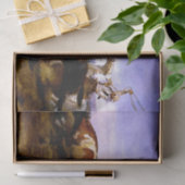 Papier Mousseline "Cowboys Roping a Steer" par Charles M Russell (Cadeau)