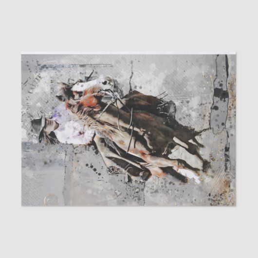 Papier Mousseline Cowgirl (Recto)