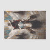 Papier Mousseline Cowgirl on Black Horse Mountain Decoupage (Recto)