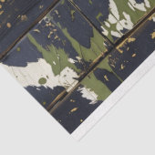 Papier Mousseline Cowgirl Rustic Western Green Cowhide Decoupage (Détail)