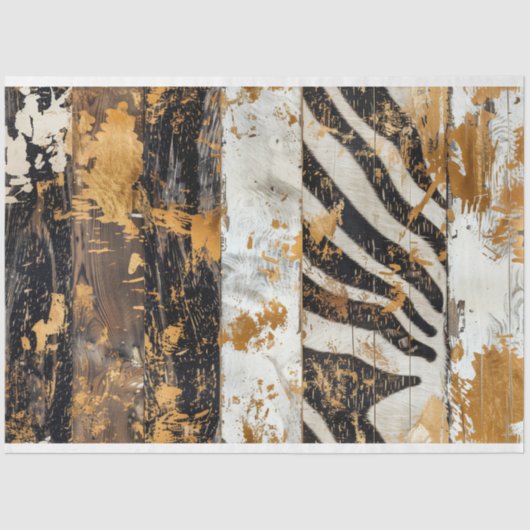 Papier Mousseline Cowgirl rustique Pays Occidental Bois Découpage (Recto)