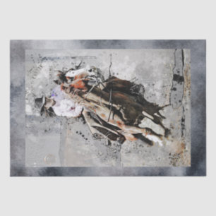 Papier Mousseline Cowgirl Western Barrel Racing