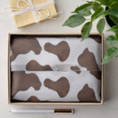 Papier Mousseline Cowhide Faux Hair Western Leather Spotted (Cadeau)