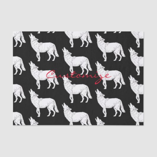 Papier Mousseline Coyote Howling Thunder_Cove (Recto)