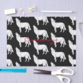 Papier Mousseline Coyote Howling Thunder_Cove (Artisanat)