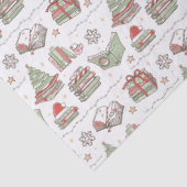 Papier Mousseline Cozy Christmas Book Lover  (Détail)