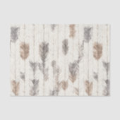 Papier Mousseline Cozy Cream Feathers Christmas (Recto)