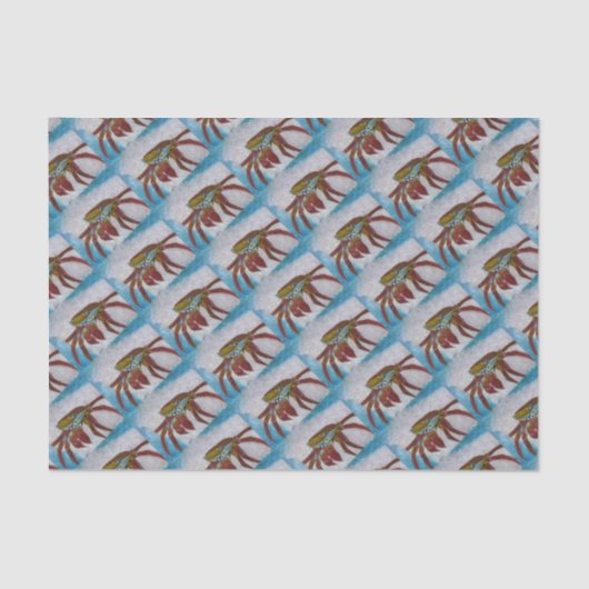 Papier Mousseline Crabe (Recto)