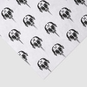 Papier Mousseline Crabe à fer à cheval dans le style tatouage tribal (Détail)