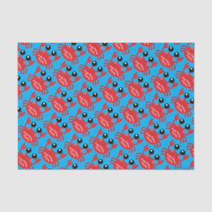 Papier Mousseline Crabe Anniversaire Soirée Cartoon Enfants