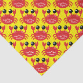 Papier Mousseline Crabe Anniversaire Soirée Cartoon Enfants (Détail)