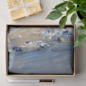 Papier Mousseline Crabe bleu sur la plage (Cadeau)