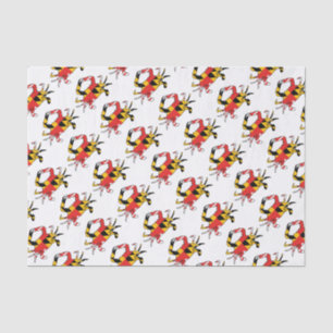 Papier Mousseline Crabe du Maryland