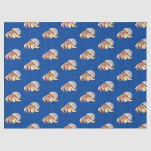 Papier Mousseline Crabe hermite (Recto)