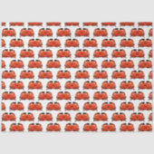 Papier Mousseline Crabe noir rouge stylisé #2 dessin (Recto)