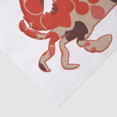 Papier Mousseline Crabe - rétro (Détail)