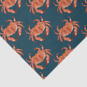 Papier Mousseline Crabes Motif balnéaire (Détail)