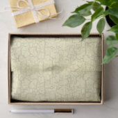 Papier Mousseline Crackle Effect Custom Design Decoupage Paper (Cadeau)