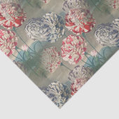 Papier Mousseline Craft de découpage végétal d'oeillets vintages (Détail)