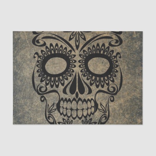 Papier Mousseline Crâne (Recto)
