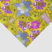 Papier Mousseline Crâne 3 de fleur (Détail)