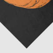 Papier Mousseline Crâne à égratignure avec un crayon d'araignée en h (Détail)