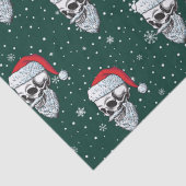 Papier Mousseline Crâne à la barbe Papier Tissu de Noël (Détail)