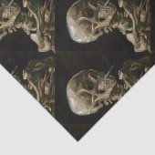 Papier Mousseline Crâne avec brûler la cigarette Vincent van Gogh Ar (Détail)