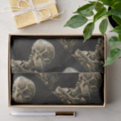 Papier Mousseline Crâne avec brûler la cigarette Vincent van Gogh Ar (Cadeau)