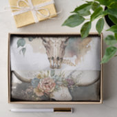 Papier Mousseline Crâne de Boho (Cadeau)