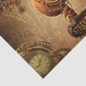 Papier Mousseline Crâne de Steampunk (Détail)