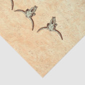 Papier Mousseline Crâne de vache Pays Brown Style occidental rustiqu (Détail)