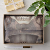 Papier Mousseline Crâne d'Halloween Steampunk (Cadeau)